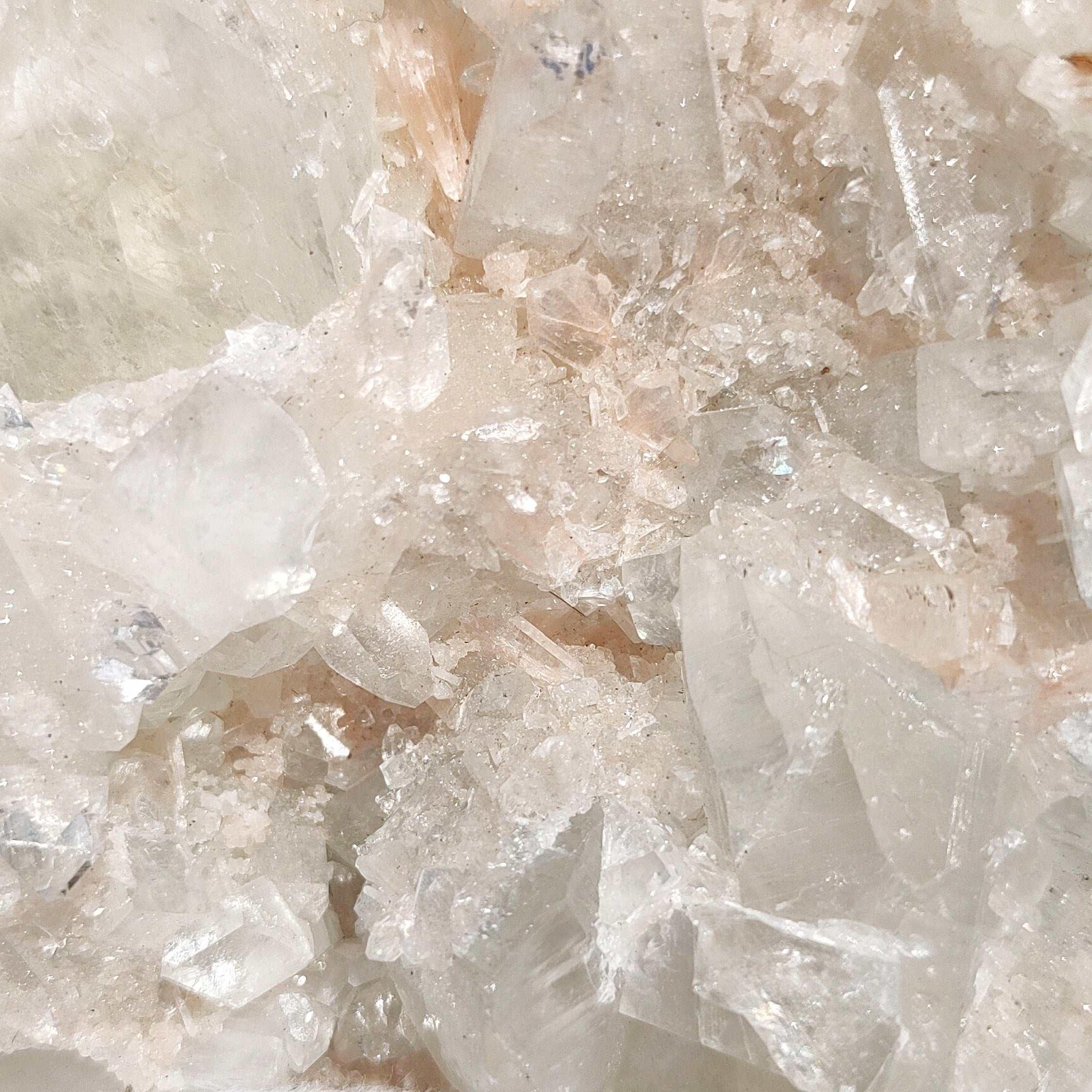 Apophyllite and Stilbite Cluster