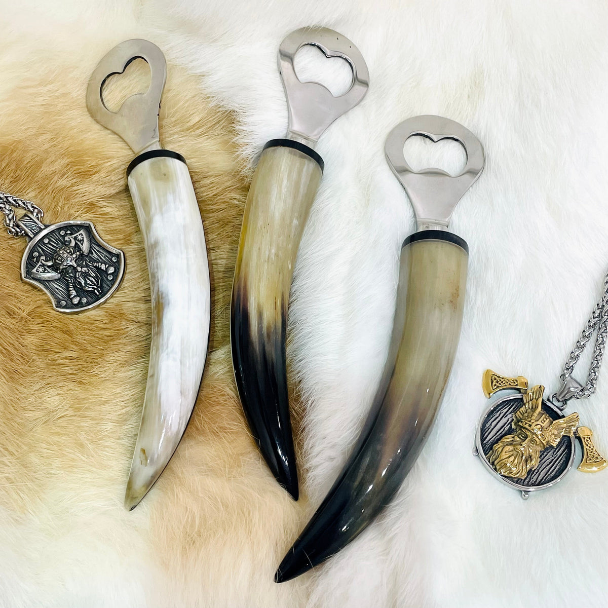 Genuine buffalo horn bottle openers – Luna Lovewitch