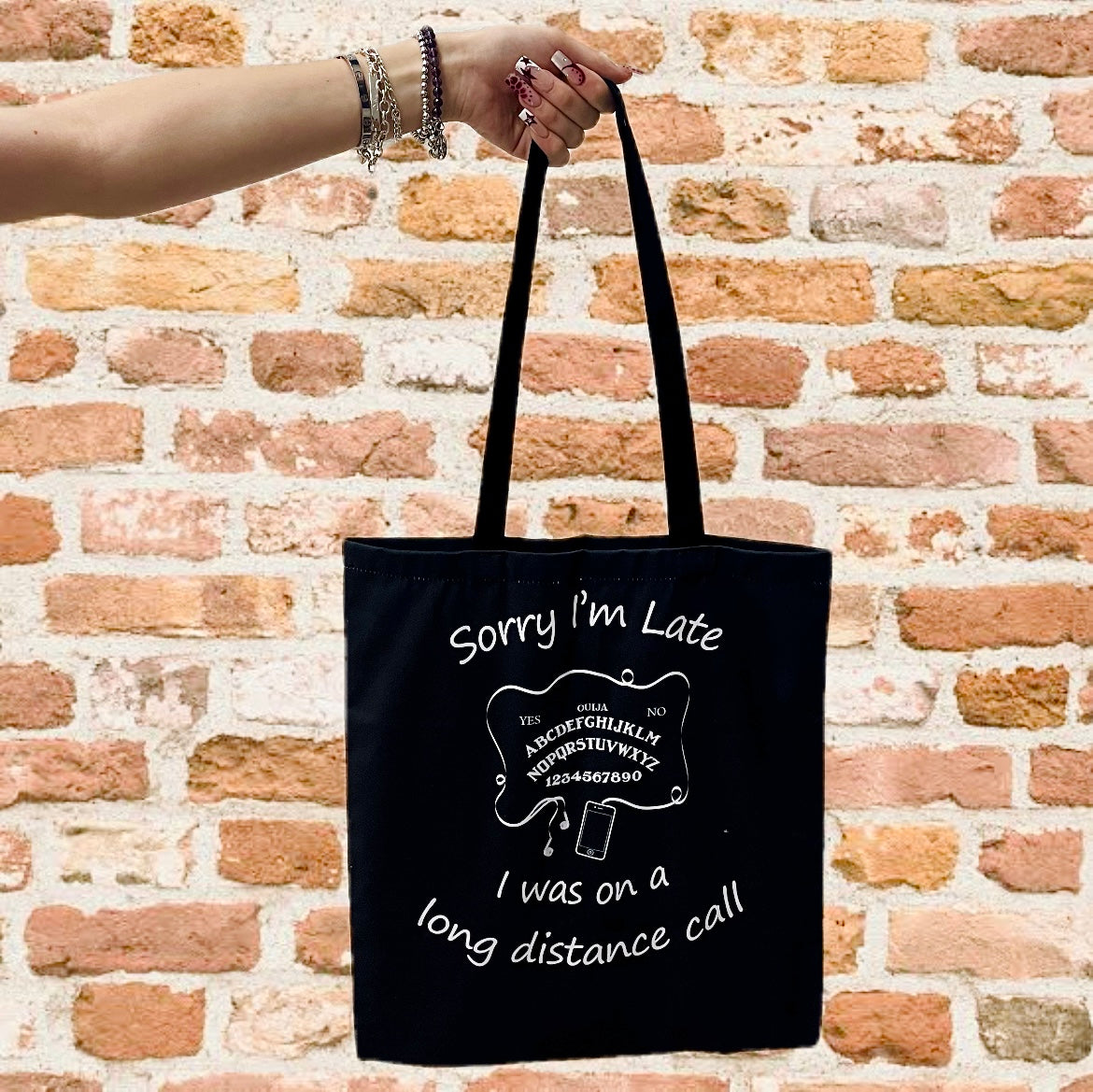 Sorry I'm Late Tote Bag