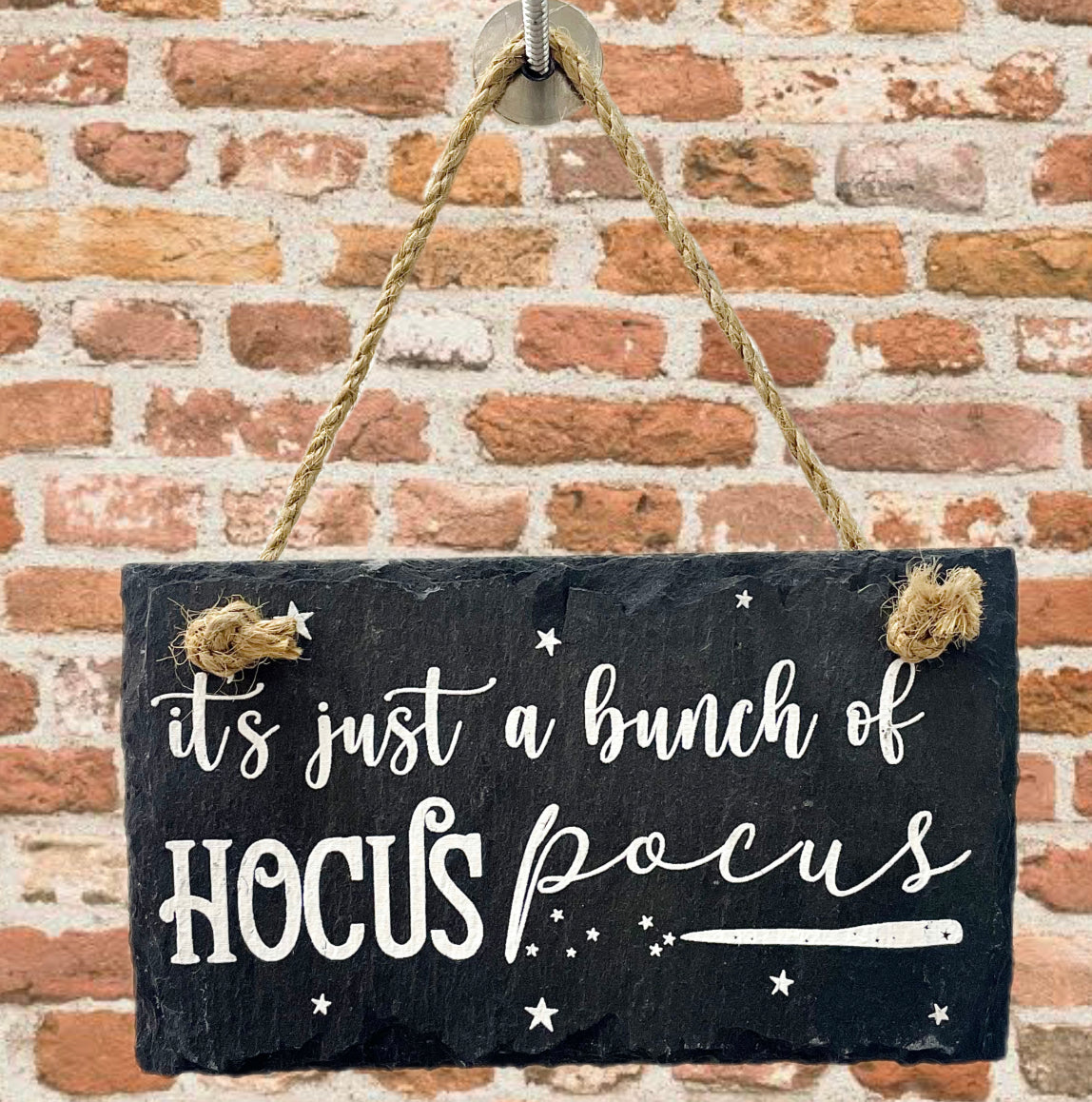 Witchy slate hanging sign - 4 unique designs