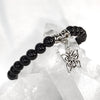 Butterfly Charm Crystal Bracelets - 6mm Crystal Variety