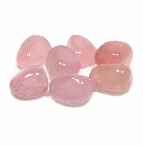 Rose Quartz tumbled stone Tumbled Stones The Crystal and Wellness Warehouse 